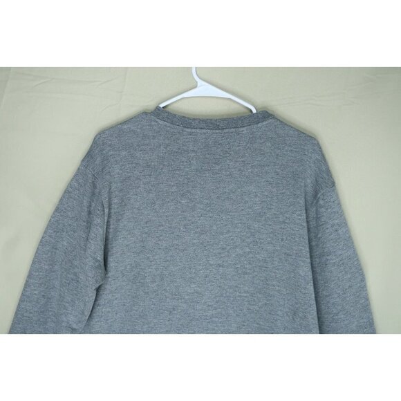 Ben Sherman Crew Neck Pullover Sweatshirt Gray Spell Out Logo Long Sleeves Large - Picture 5 of 8